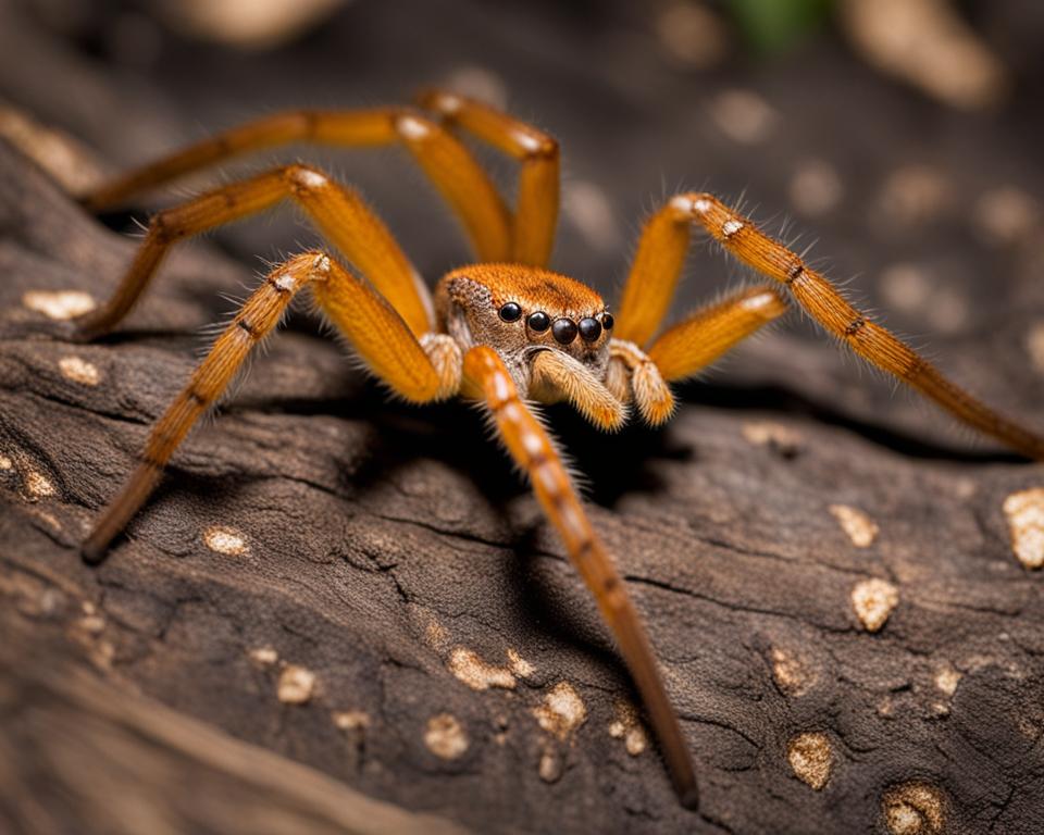 Behavior of Huntsman Spiders and Tarantulas