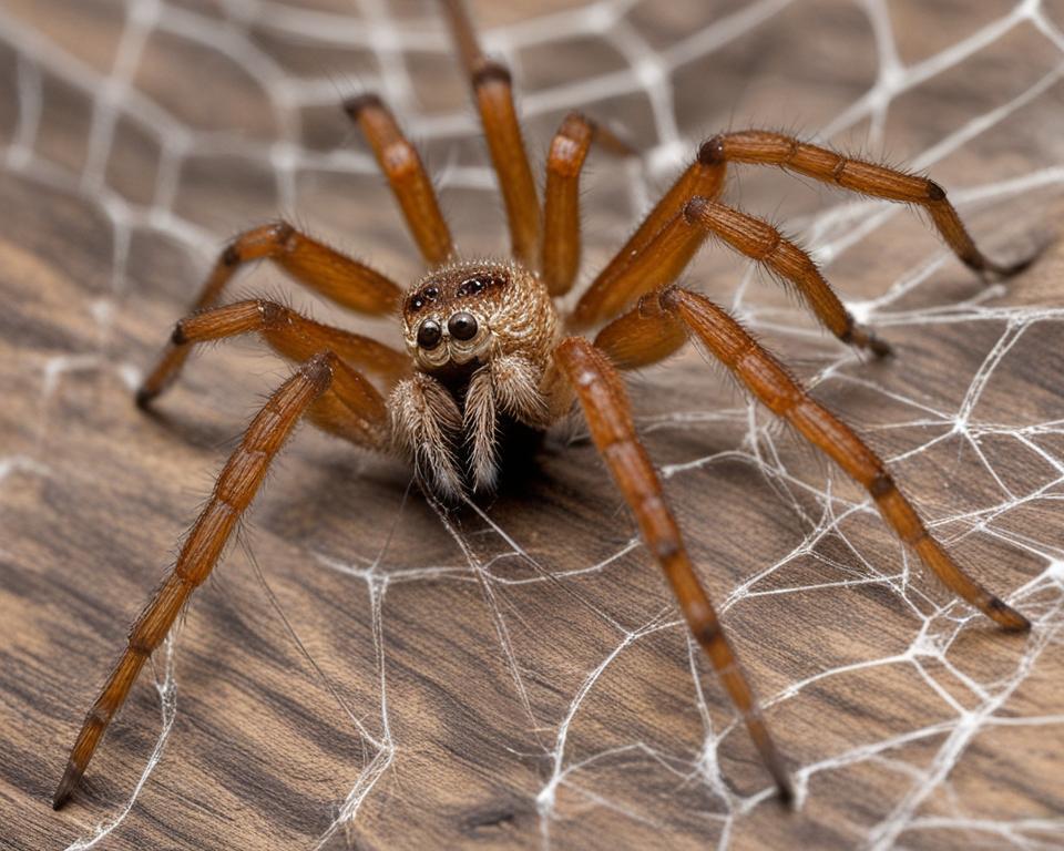 Spider web-building techniques