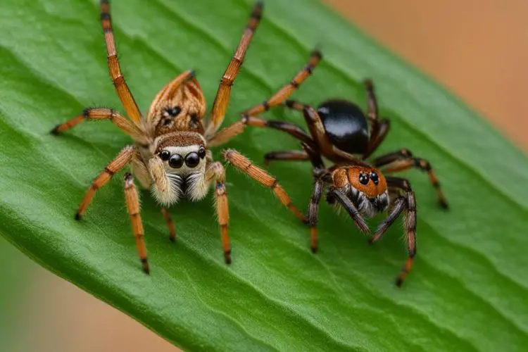 jumping spider vs brown recluse